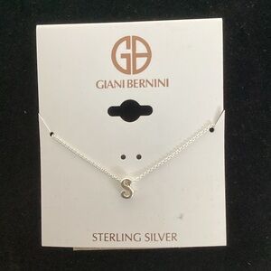 Giani Bernini Sterling Silver Lowercase “s”Pendant Necklace